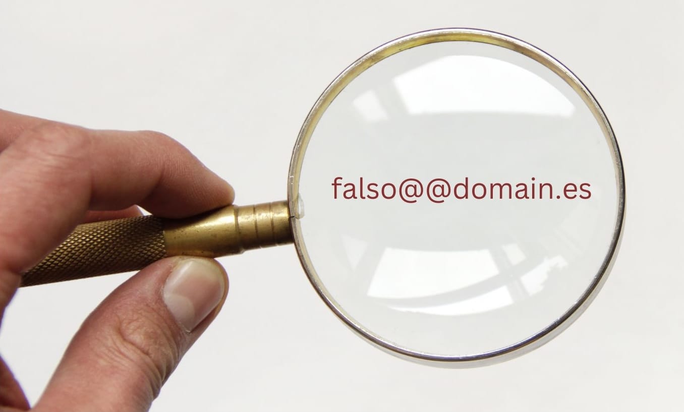 Lupa sobre resultados de email