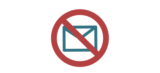 Emails bloqueados